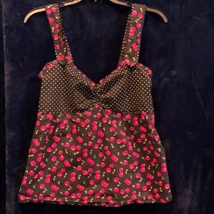 Rock steady baby doll top